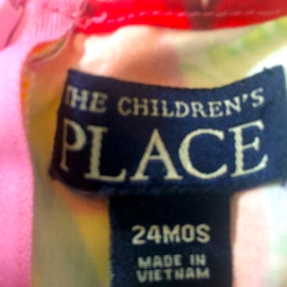 Children’s Place Hawaiian Floral V Neck Top 24 Months - Picture 3 of 5